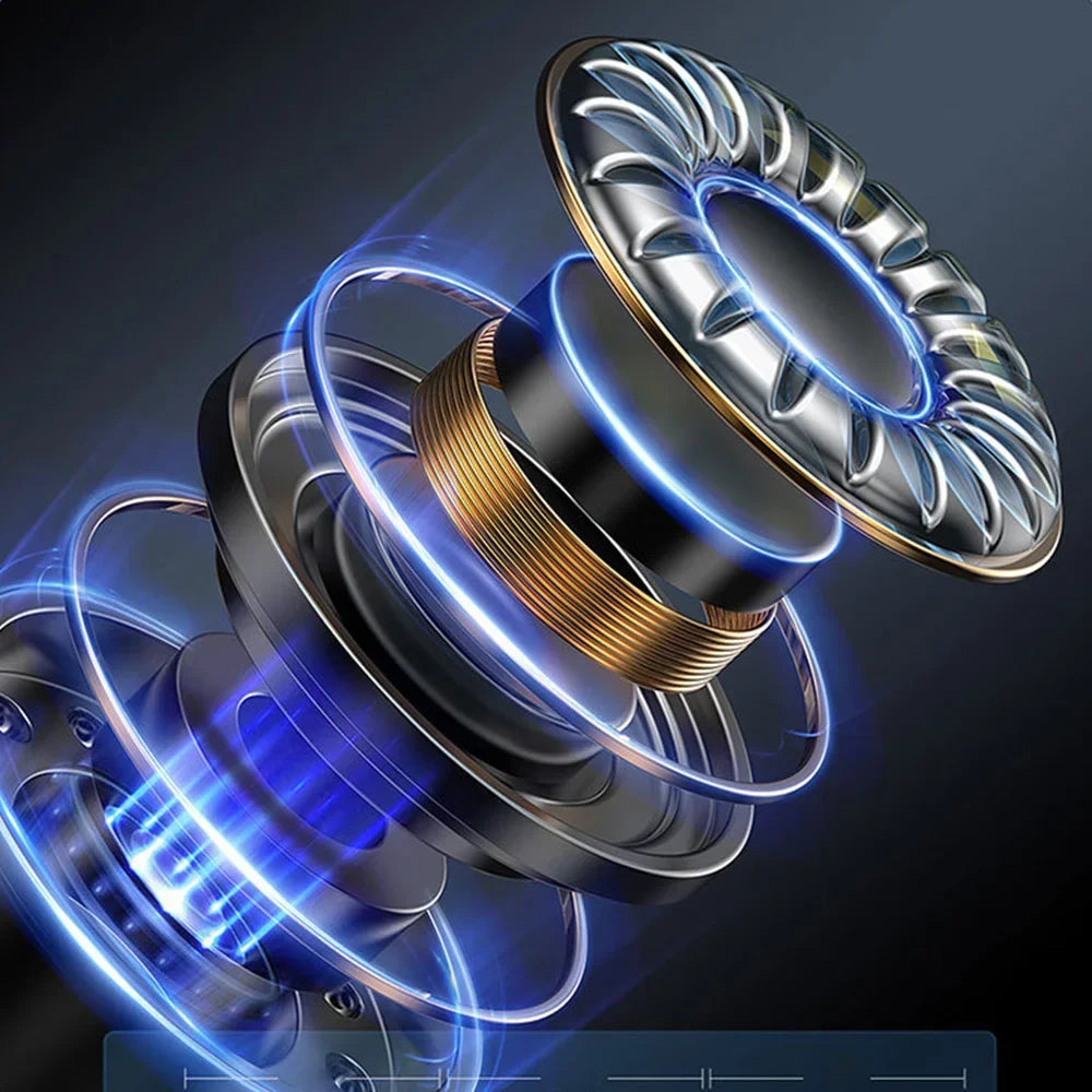 Bluetooth 5.4 Earphones Single Ear Earhooks Noise Cancelling Sports Headphones 360° Rotatable Wireless Earbud with Microphone