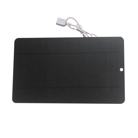 Solar Panel Charger High Conversion USB Output Universal Portable Foldable 7W/5V Phone Fan Solar Charger for Camping Hiking