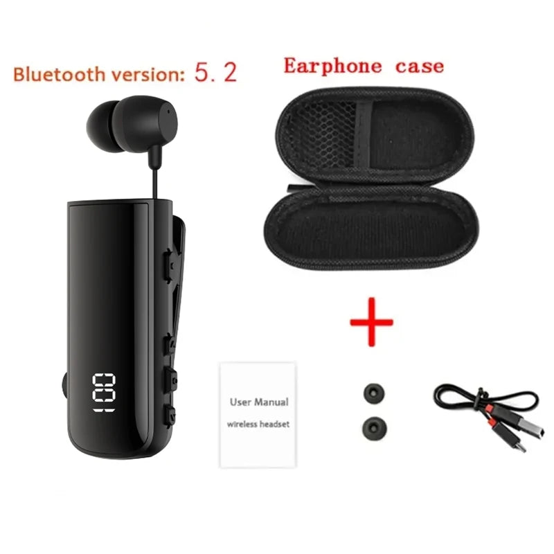 Bluetooth Earphones connects two phone Wireless HiFi Headset Waterproof Noise Reduction Sports Earbuds With Mic For Smartphone