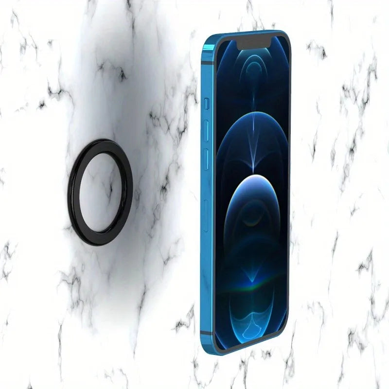 Magnetic Ring Holder for iPhone 16 15 14 13 Universal Wall Mobile Phone Super Magnet Holder in Car Cell Phone Stand for Magsafe
