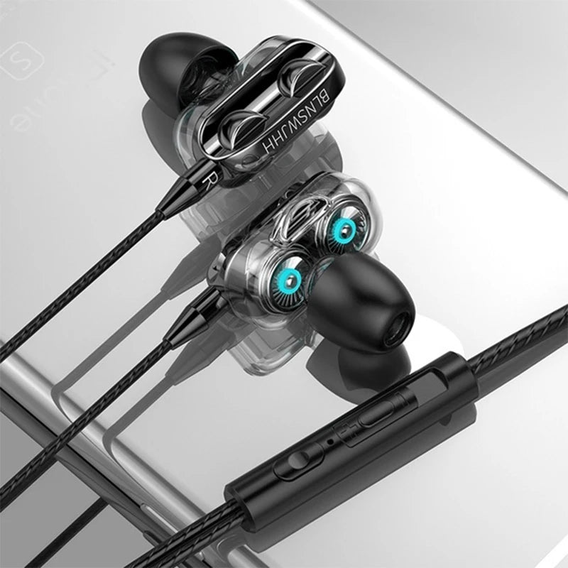 3.5mm Wired Earphones In Ear Wired Headphones Bass HiFi Sport Earphone Headphone with Mic Earphone TWS Stereo Headphone Headset