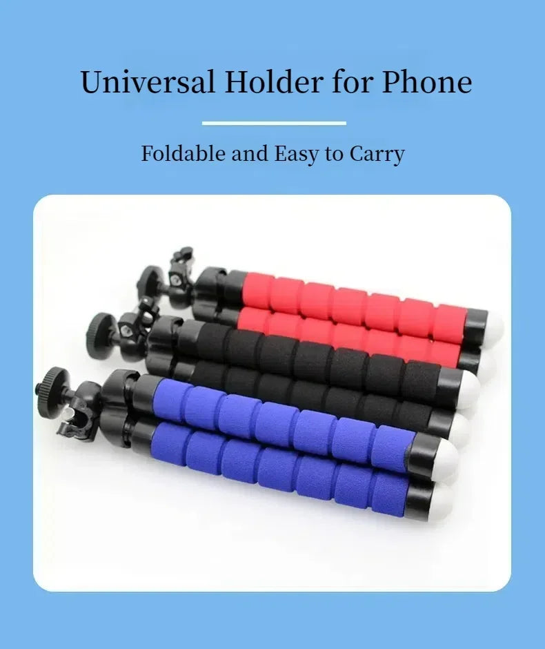 Tripods Tripod For Phone Mobile Camera Holder Clip Smartphone Monopod Tripe Stand Octopus Mini Tripod Stativ For Phone