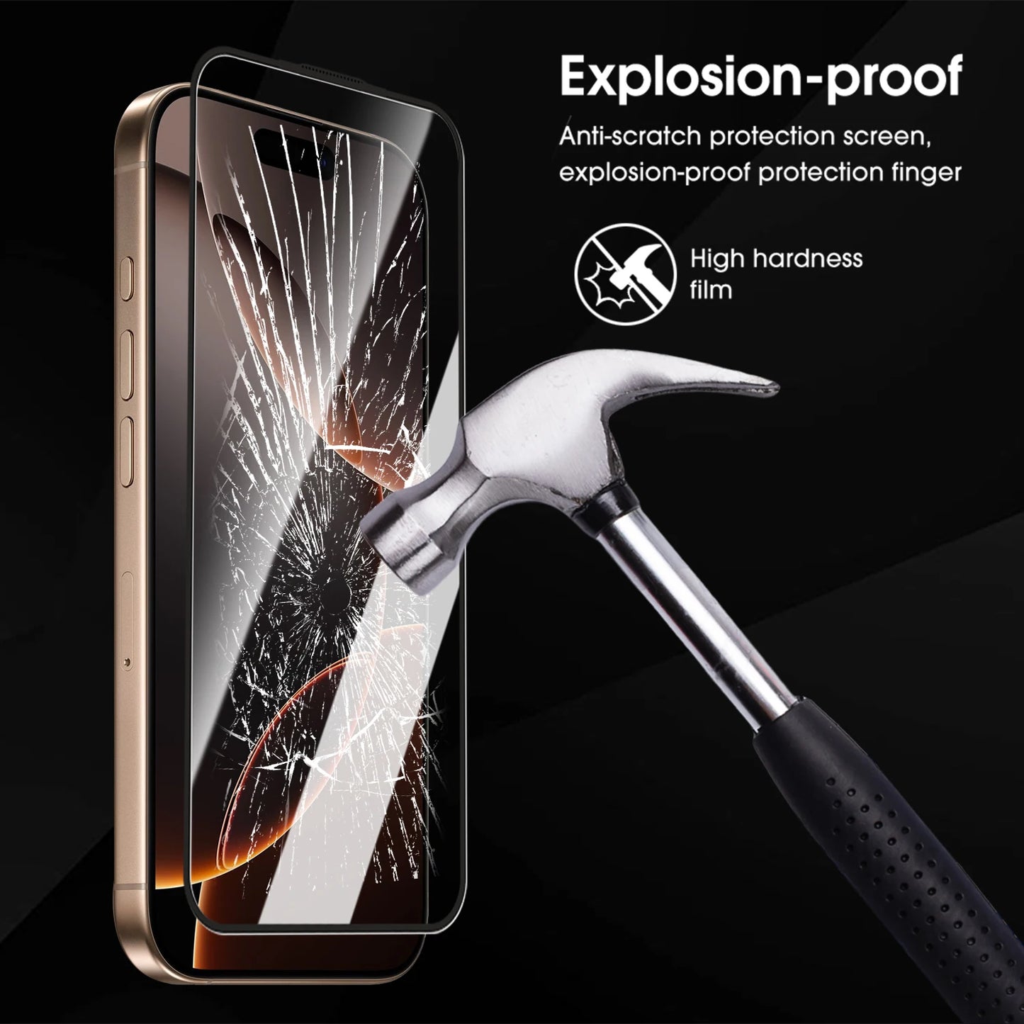 Easy Install Privacy Screen Protector For iPhone 17 16 Pro Max 16Plus Air 17Pm Anti-spy Protective Glass For iPhone17 iPhone16