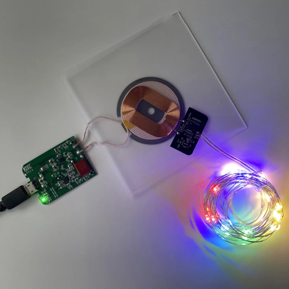 10W 15W 20W High Power Wireless Charger Transmitter Module Type C Micro USB + Coil QC/PD/QI Standard Fast Charging Circuit Board