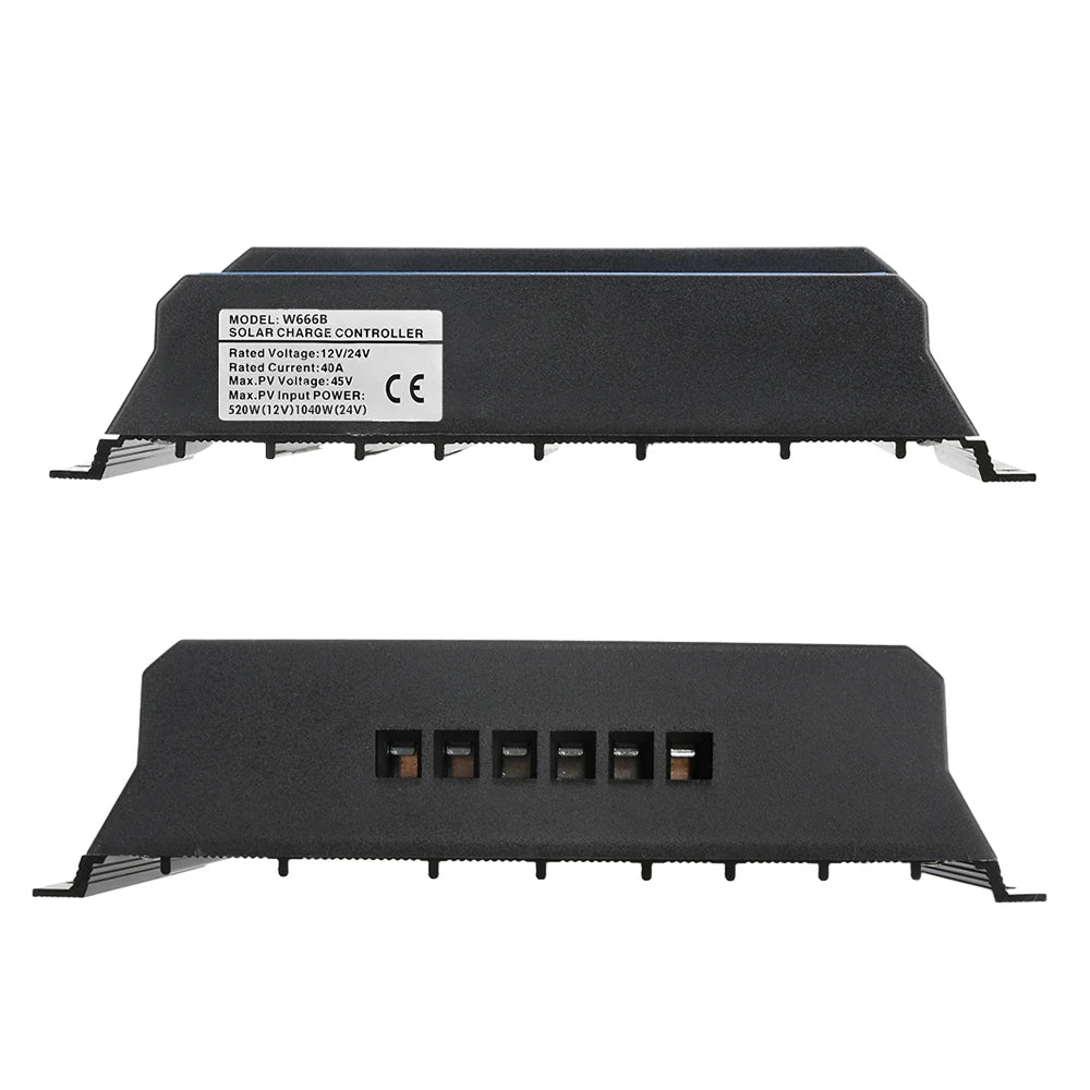 Solar Charge Controller 12V 24V PWM 10A 20A 30A Solar Panel Battery Regulator LCD Display Dual USB Output