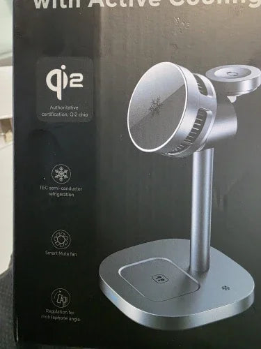 Fast Cooling Wireless Charger, 3-in-1 High-speed QI2 15W Wireless Magnetic Charger, Suitable for IPhone, IWatch and Airpods