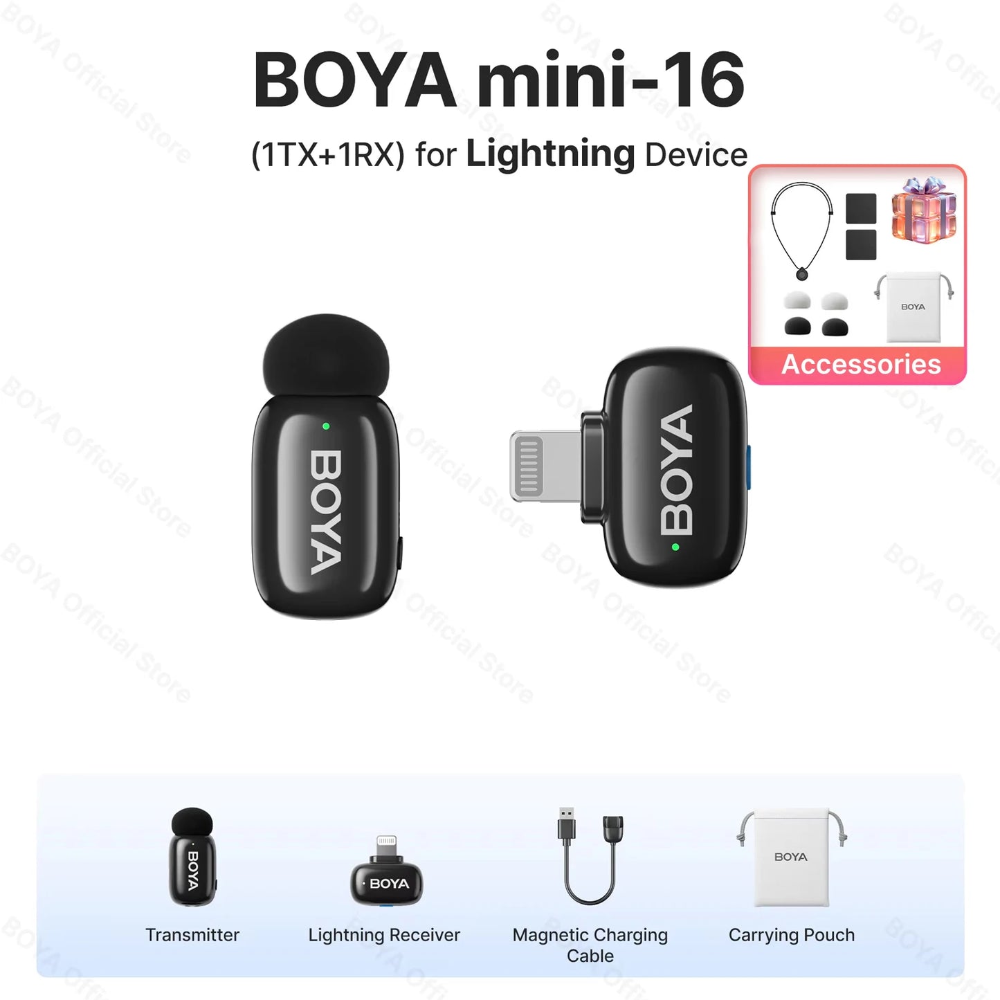 BOYA® Wireless Lavalier Microphone - Smallenterprised