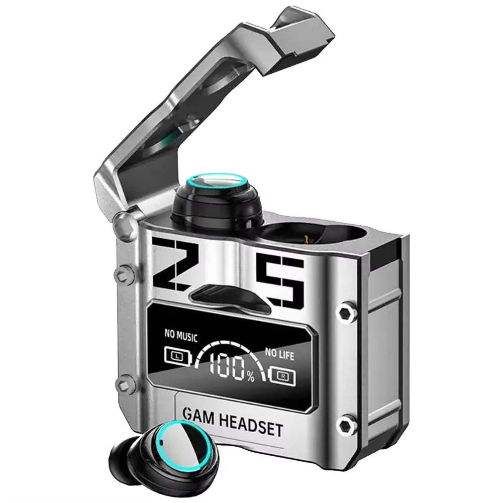 Bluetooth 5.3 Earphones Gaming Headsets TWS Wireless Headphones LED HiFi Stereo Sports Noise Reduction Touch Control Earbuds