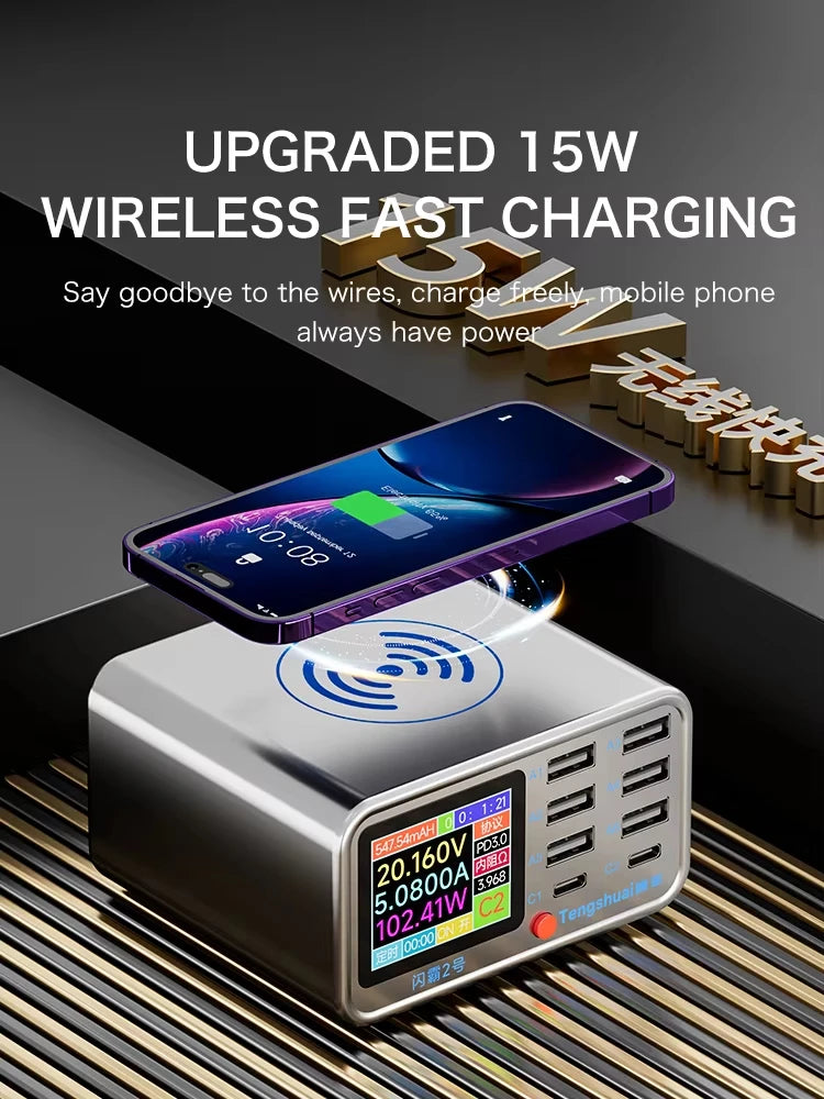 320W flash Charge Wireless charger for fast charging of electronic products such as mobile phone/computer/laptop/tablets