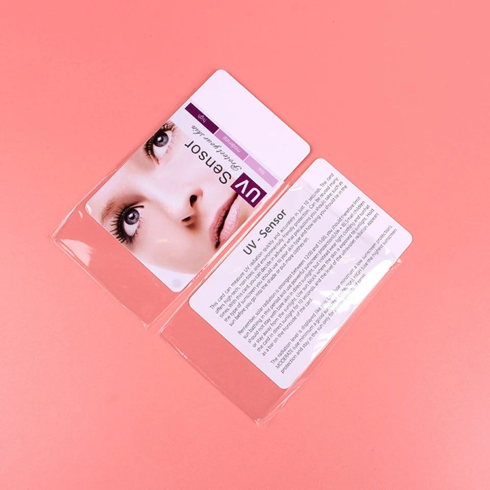 UV Test Card Premium UVB Test Card UV Sanitizer Test Strips For All UVA/UVB/UVC Device Phone Cleaner/UV Sterilizer BB-1