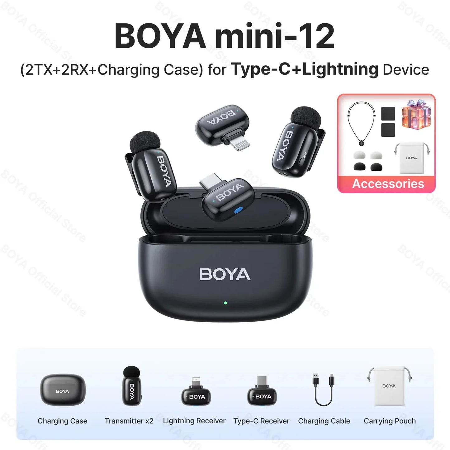 BOYA® Wireless Lavalier Microphone - Smallenterprised