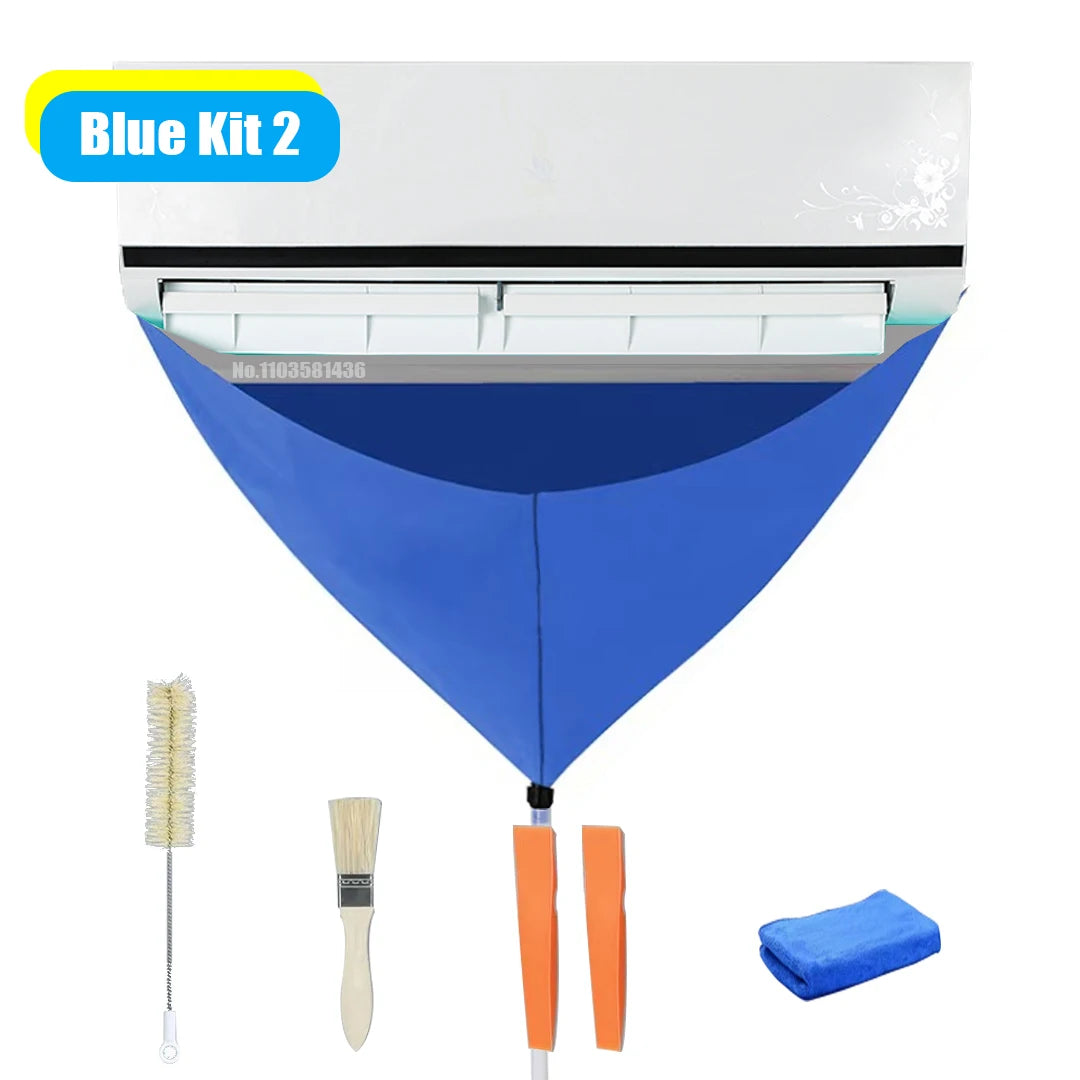 Air Conditioning Cleaning Kit Air Coditioning Cleaning Cover Leak-proof Cover Full with Water Pipe Disassembly-free Clean Tools
