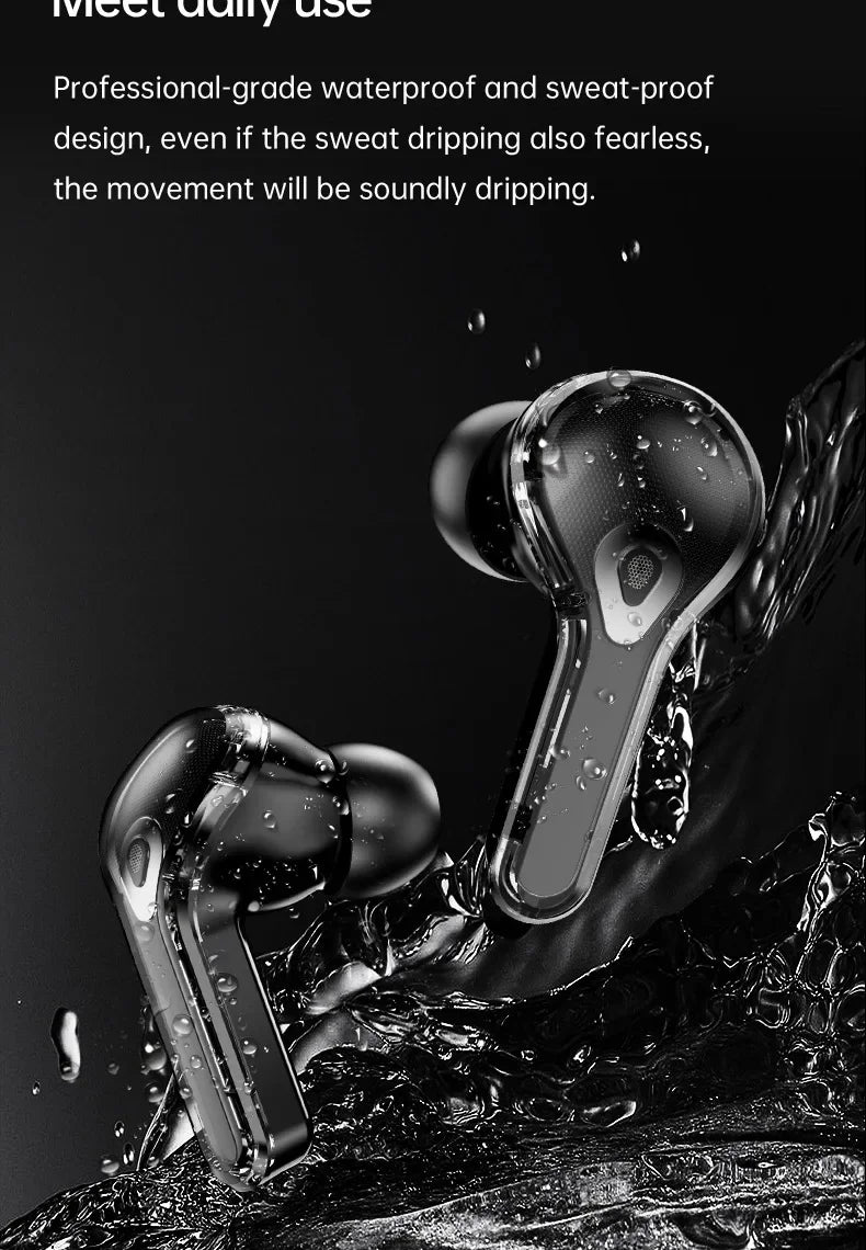 Wireless Bluetooth-compatible Earphones Air31 intelligent Touch Color LCD Screen TWS Earbuds HIFI Noise Reduction Stereo Headset