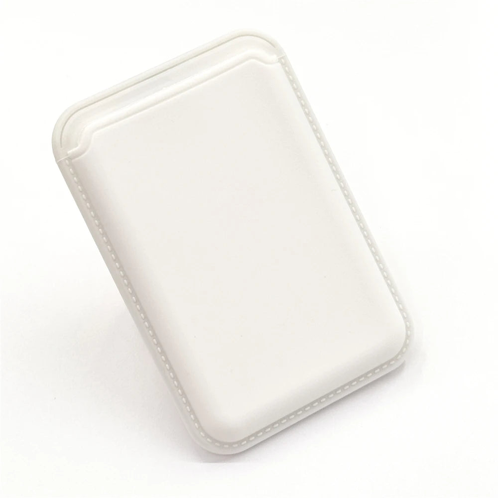 MagSafe Magnetic Luxury Leather Card Holder - Smallenterprised