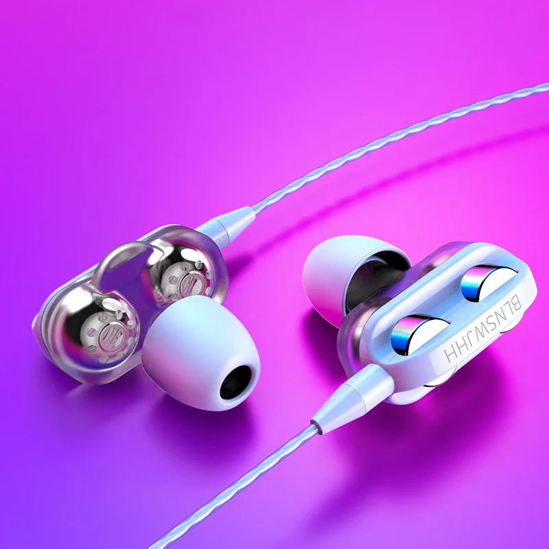 3.5mm Wired Earphones In Ear Wired Headphones Bass HiFi Sport Earphone Headphone with Mic Earphone TWS Stereo Headphone Headset