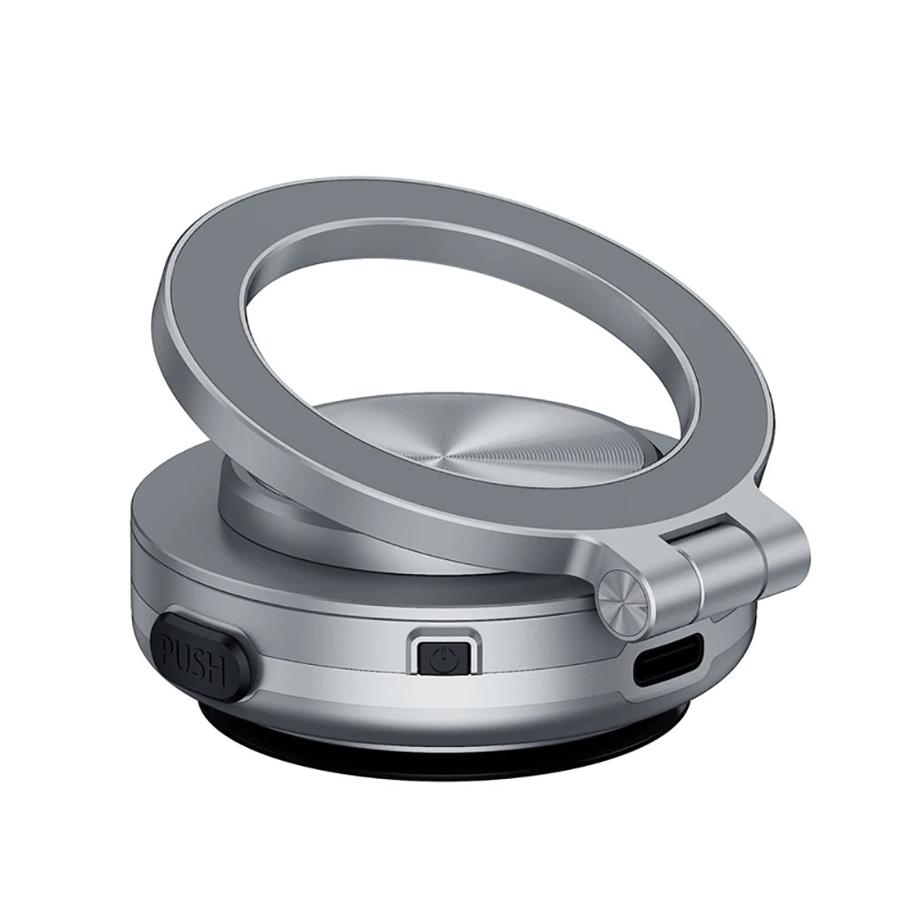 360°rotatable Car Magnetic Holder Intelligent Vacuum Adsorption Phone Holder Car Mount Windshield Magnetic Car Stable Holder