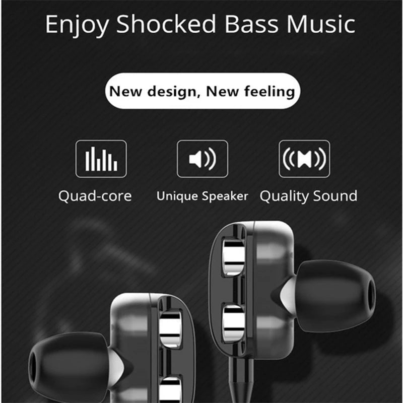 3.5mm Wired Earphones In Ear Wired Headphones Bass HiFi Sport Earphone Headphone with Mic Earphone TWS Stereo Headphone Headset