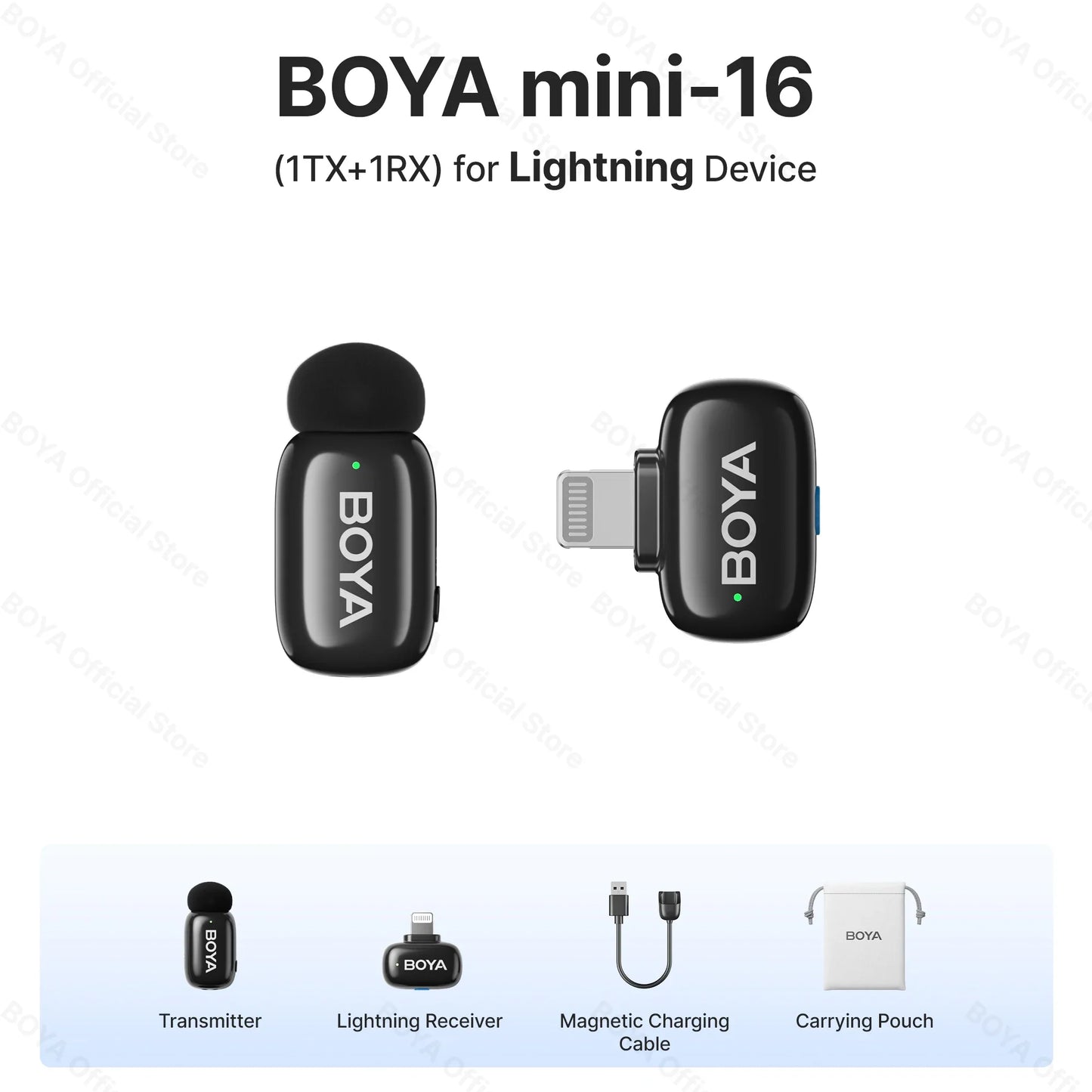 BOYA® Wireless Lavalier Microphone - Smallenterprised