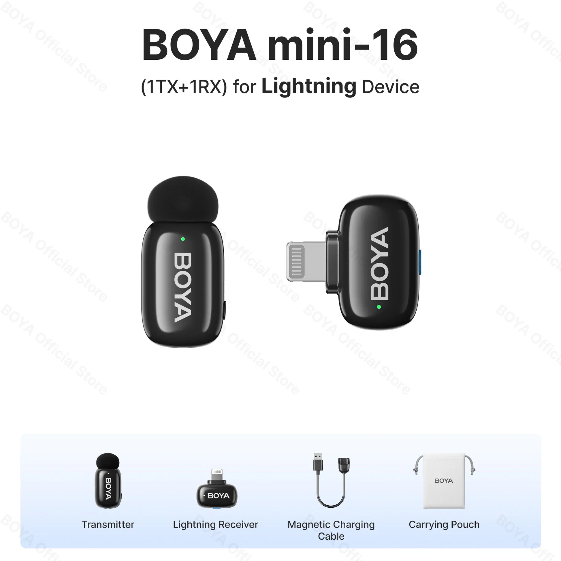 BOYA® Wireless Lavalier Microphone - Smallenterprised