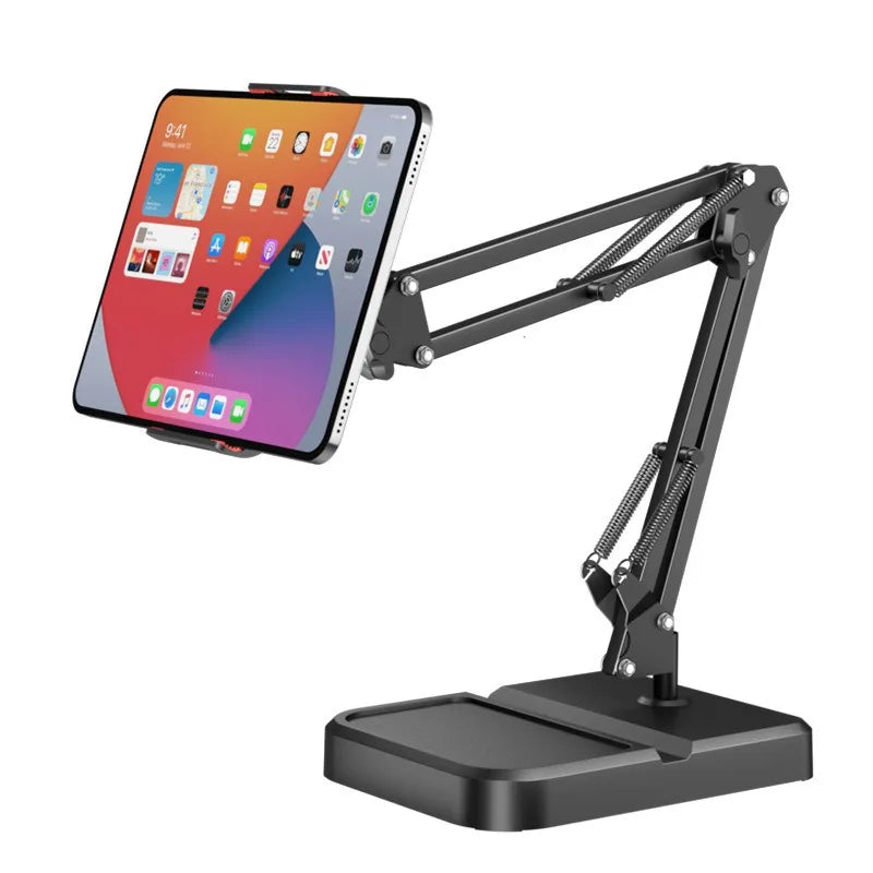 Tablet Stand for Desk iPad Stand Holder ,Foldable Home Office Desk Accessories for iPad Holder Portable Fits iPhone 4-15.9