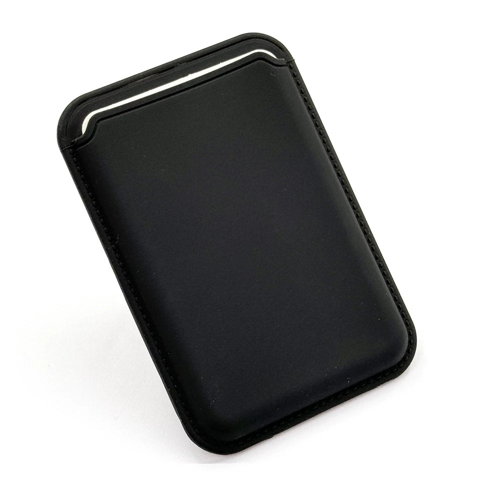 MagSafe Magnetic Luxury Leather Card Holder - Smallenterprised