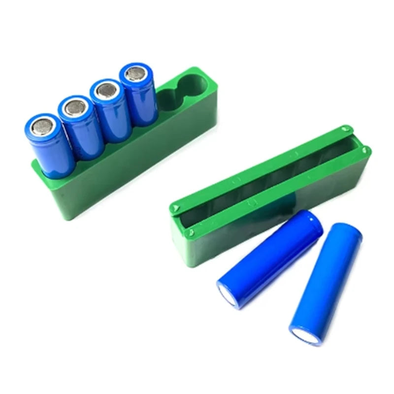 18650 Battery Holder Battery Fixed Bracket Battery Packs Fixture Fast Spots Welding Single Row Holder Welding Attachment