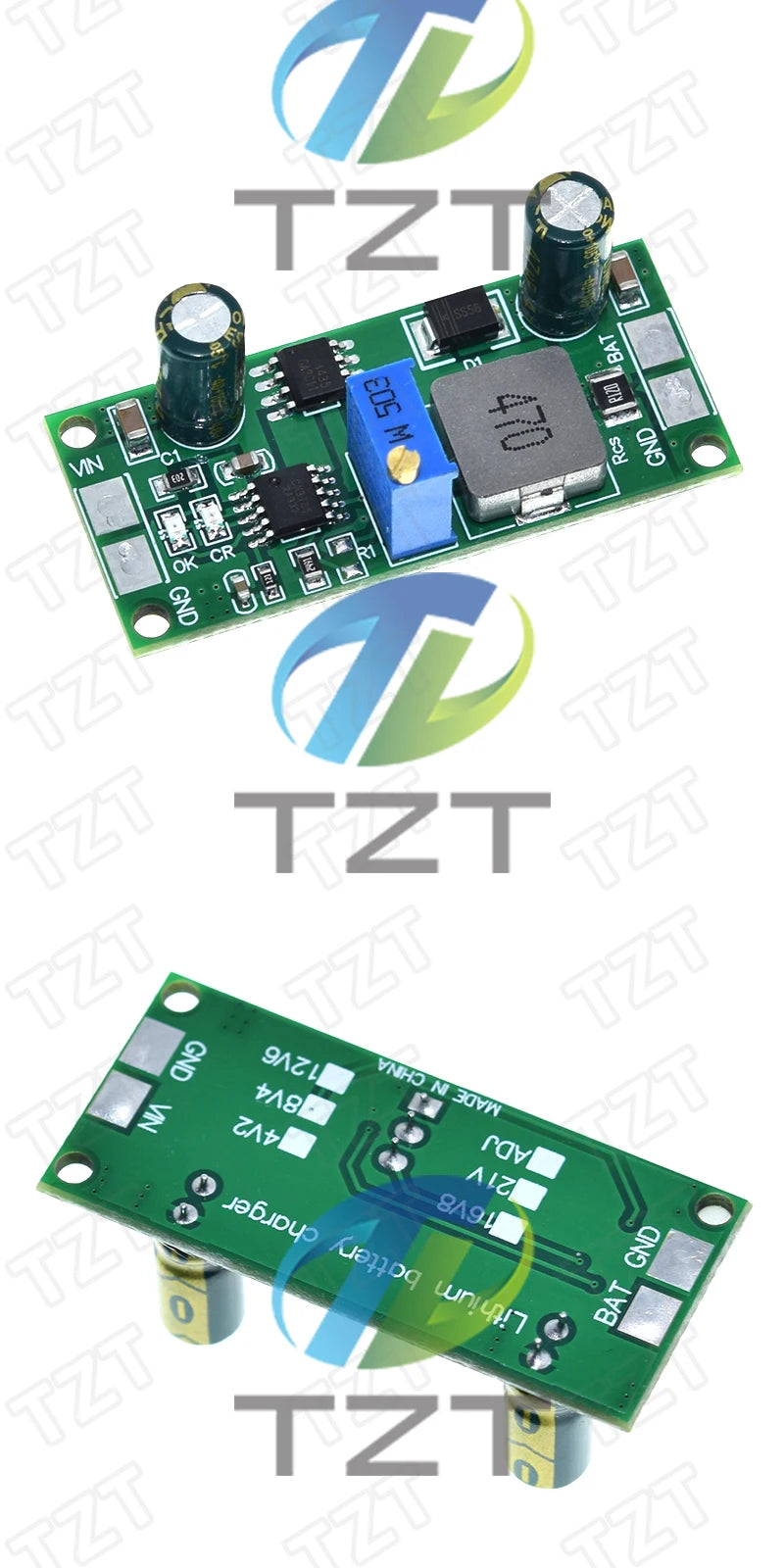 TZT DD28CRTA 1A 3.7-18.5V Charging Board For Lithium Batteries Or Lithium Battery Packs Battery Charger Module
