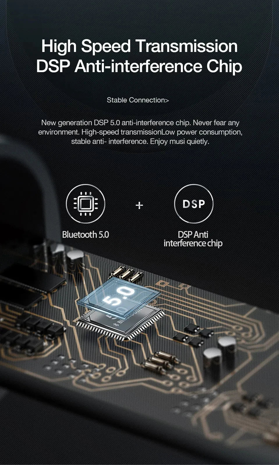 Bluetooth 5.3 True Wireless Earbuds with Charging Box Waterproof Earphone Volume Control Mini TWS Headphone Handsfree for Sports