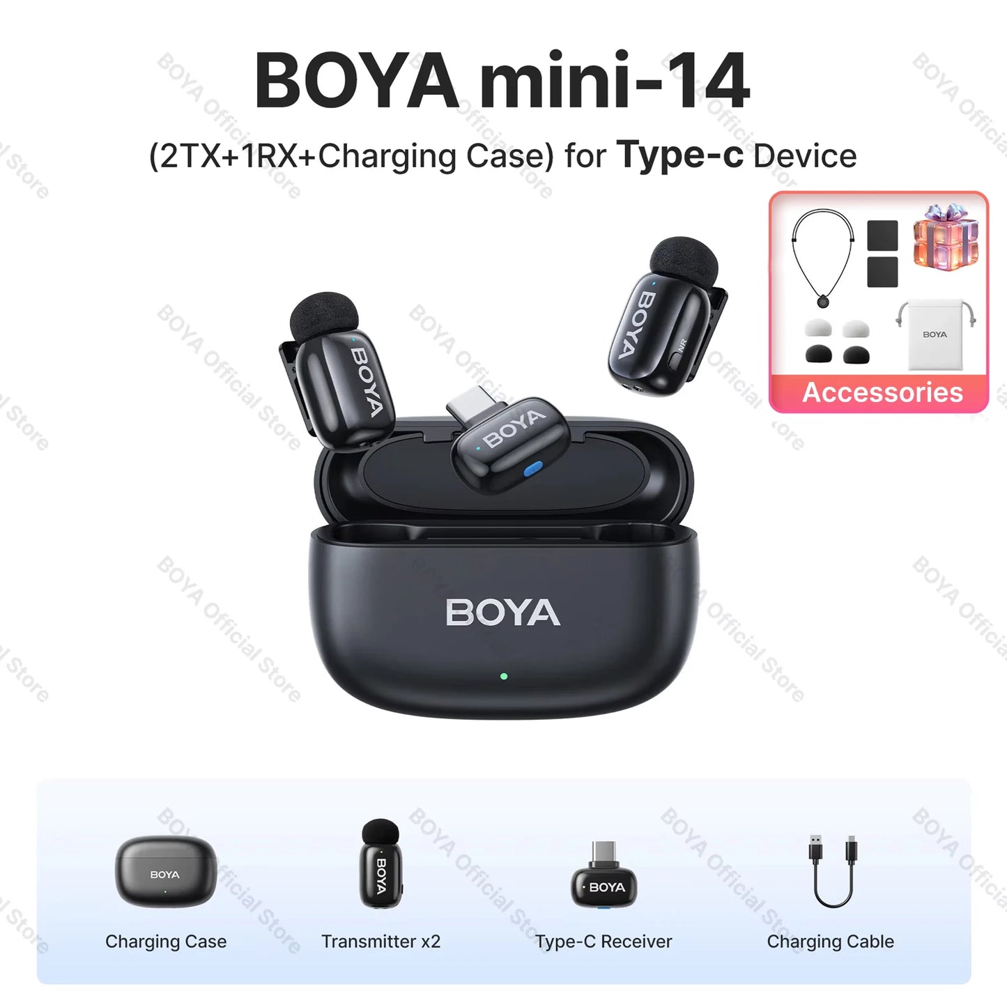 BOYA® Wireless Lavalier Microphone - Smallenterprised