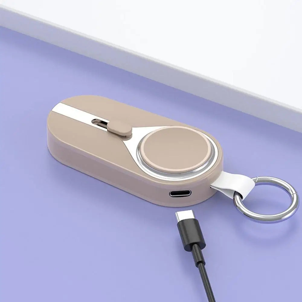 Solar Keychain Charger Solar Power Bank Fast Charging Wireless Charger Solar Pocket Chargers External Power Bank Keychain