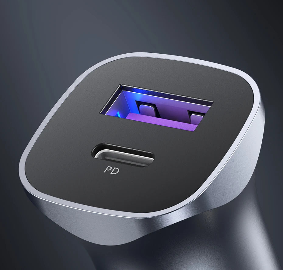 UGREEN Car Charger Type C Fast USB Charger for iPhone 15 14 13 Xiaomi Car Charging Quick 4.0 3.0 Charge Mobile Phone PD Charger