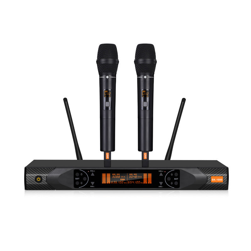 Wireless Microphone One-to-two FM Stage Performance Microphone