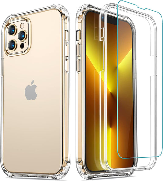 Clear Shockproof Compatible with Iphone 13 Pro Case - 6.1 Inch