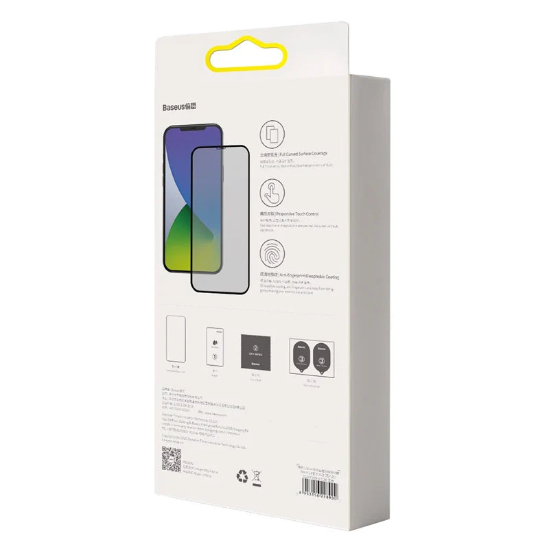 0.3Mm Curved Edge Privacy Screen Protector for 5.4" Phone, Dual Pack Black