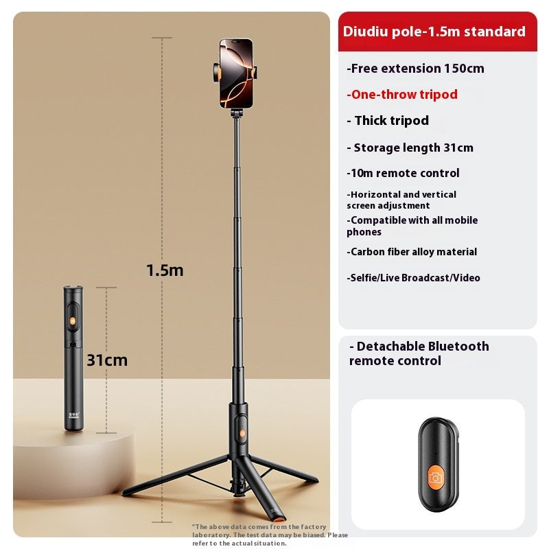 Mobile Phone Selfie Lost Rod Tripod