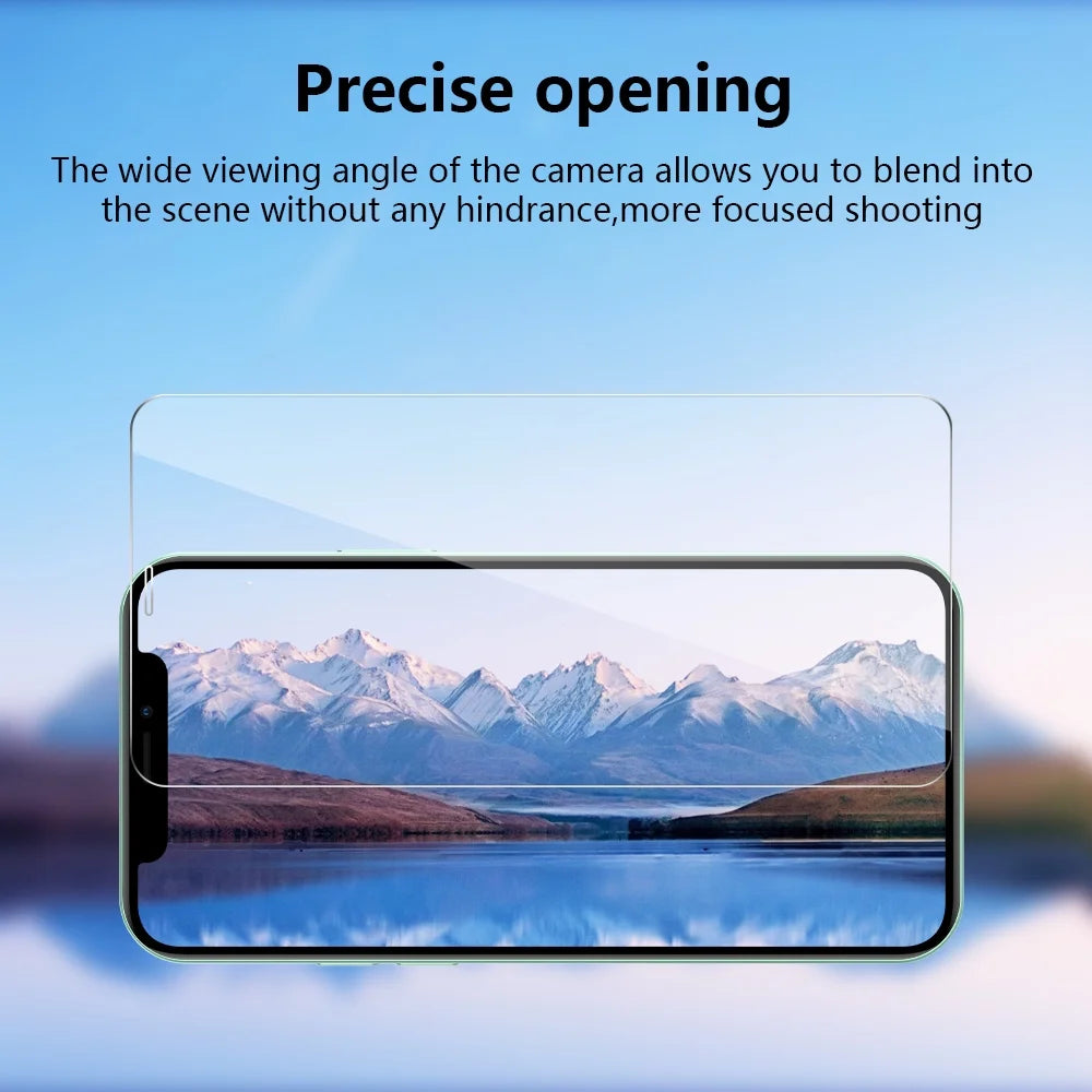 Iphone 12 Pro Screen Protector Tempered Glass + Camera Lens Protector 6.1", for Iphone 12 13 Pro Max Screen Protector, 9H Clear