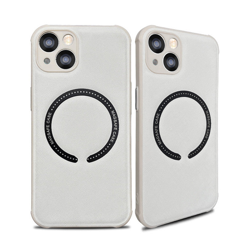 Leather Phone Case Iphone14 Mag Safe Magnetic Cross - Small Enterprise