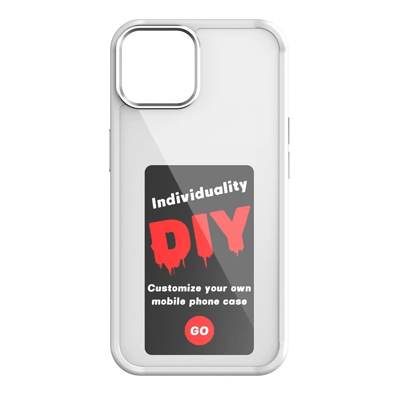 E-ink Screen Phone Case Unlimited Screen Projection Personalized Phone Cover Battery Free New Designer Luxury Phone Case - Small Enterprise