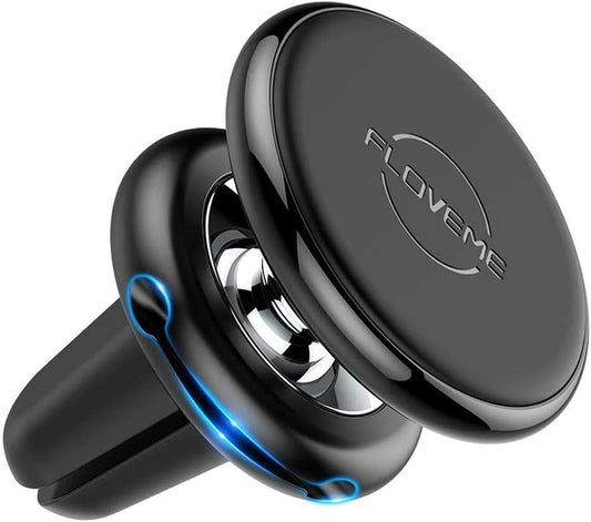 Magnetic Phone Car Mount Holder - Car Air Vent Magnet Cell Phone Holder for Car Strong N52 Magnetic Car Phone Mount with 4 Pcs Metal Plate Compatible with Iphone 12 Pro 11 Samsung Google LG