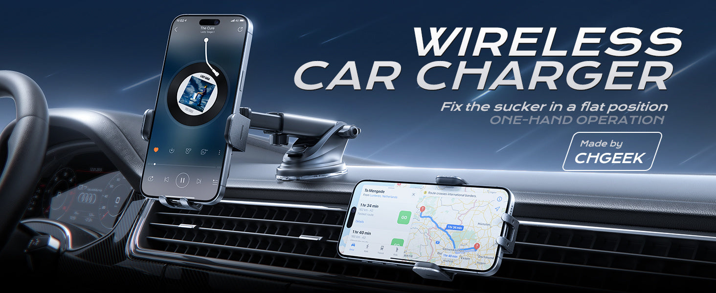 Wireless Car Charger 15W - Smallenterprised