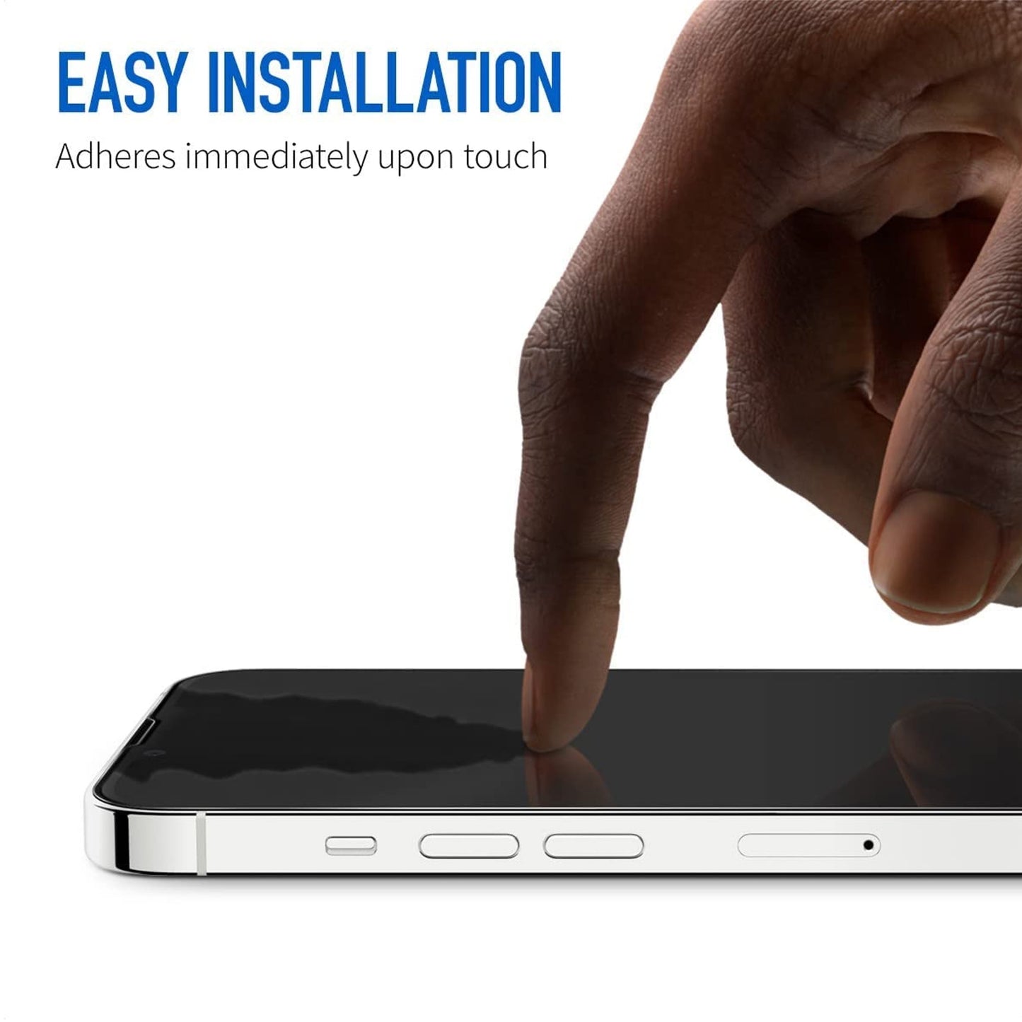 For Samsung Galaxy S23 Privacy Screen Protector Tempered Glass Anti-Spy Anti-Peek 9H Hardness Screen Cover by - Black
