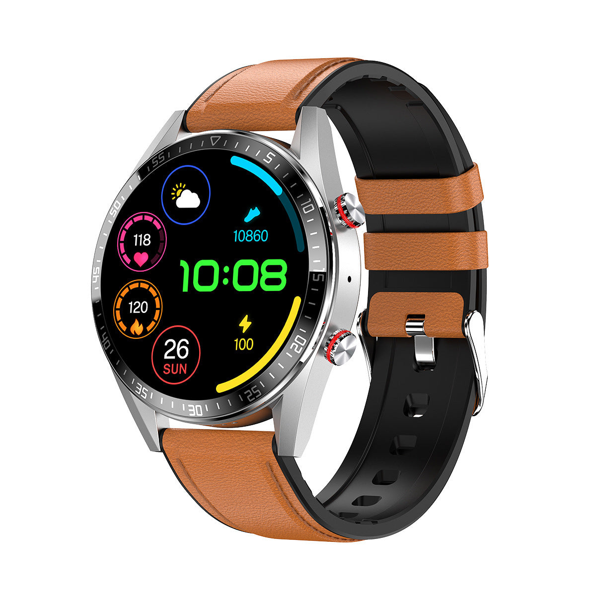 PulseSync Bright: Call, Music & Health Smartwatch