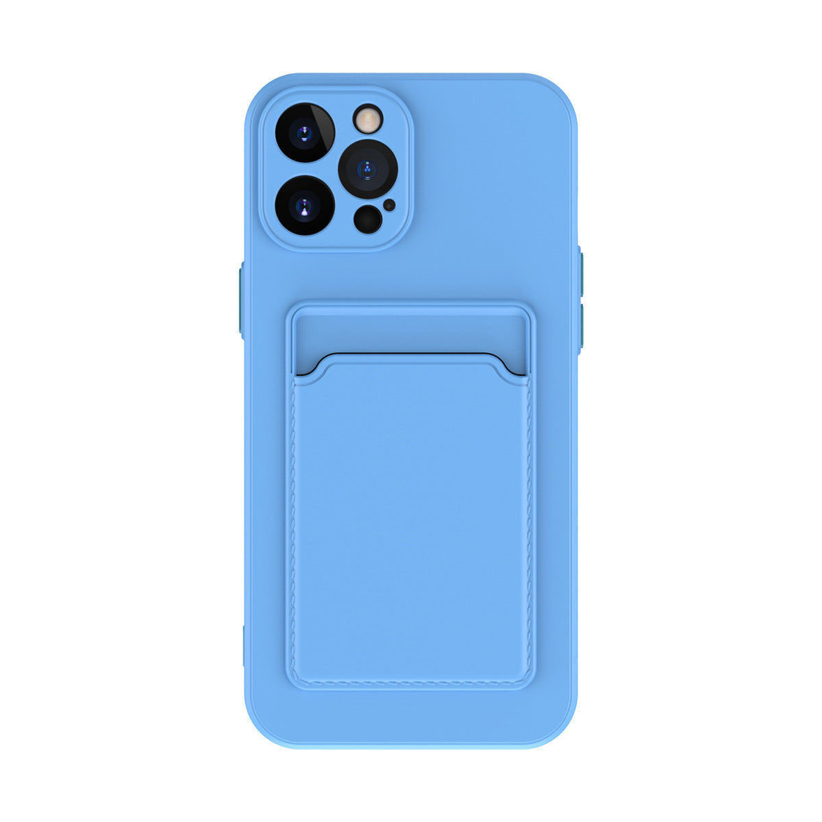 Simple Pure Color Liquid Silicone Phone Case - Small Enterprise