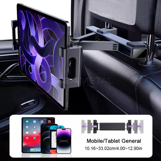Car Mounts Holder Interior Seat Back Ipad Holder Phone Support for 4-12.9Inch Car Bracket Auto Cellphone Stand Accessor