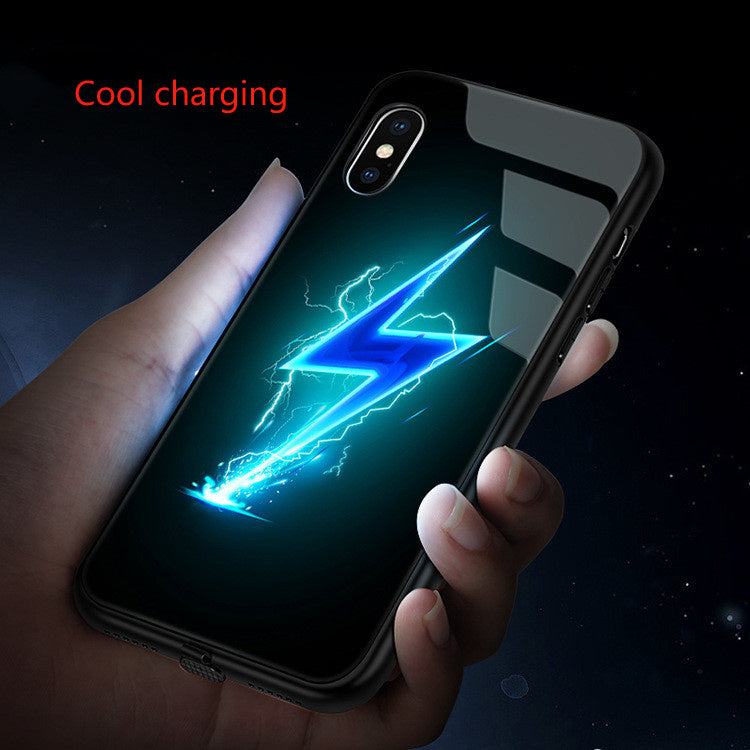 Compatible with Apple , Voice-activated Mobile Phone Case Tempered Glass Case - Small Enterprise