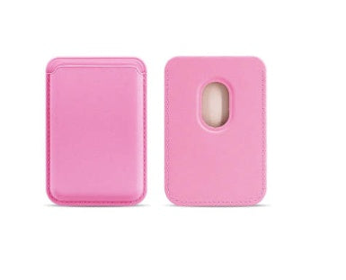 Magnetic Leather Card Holder Holder