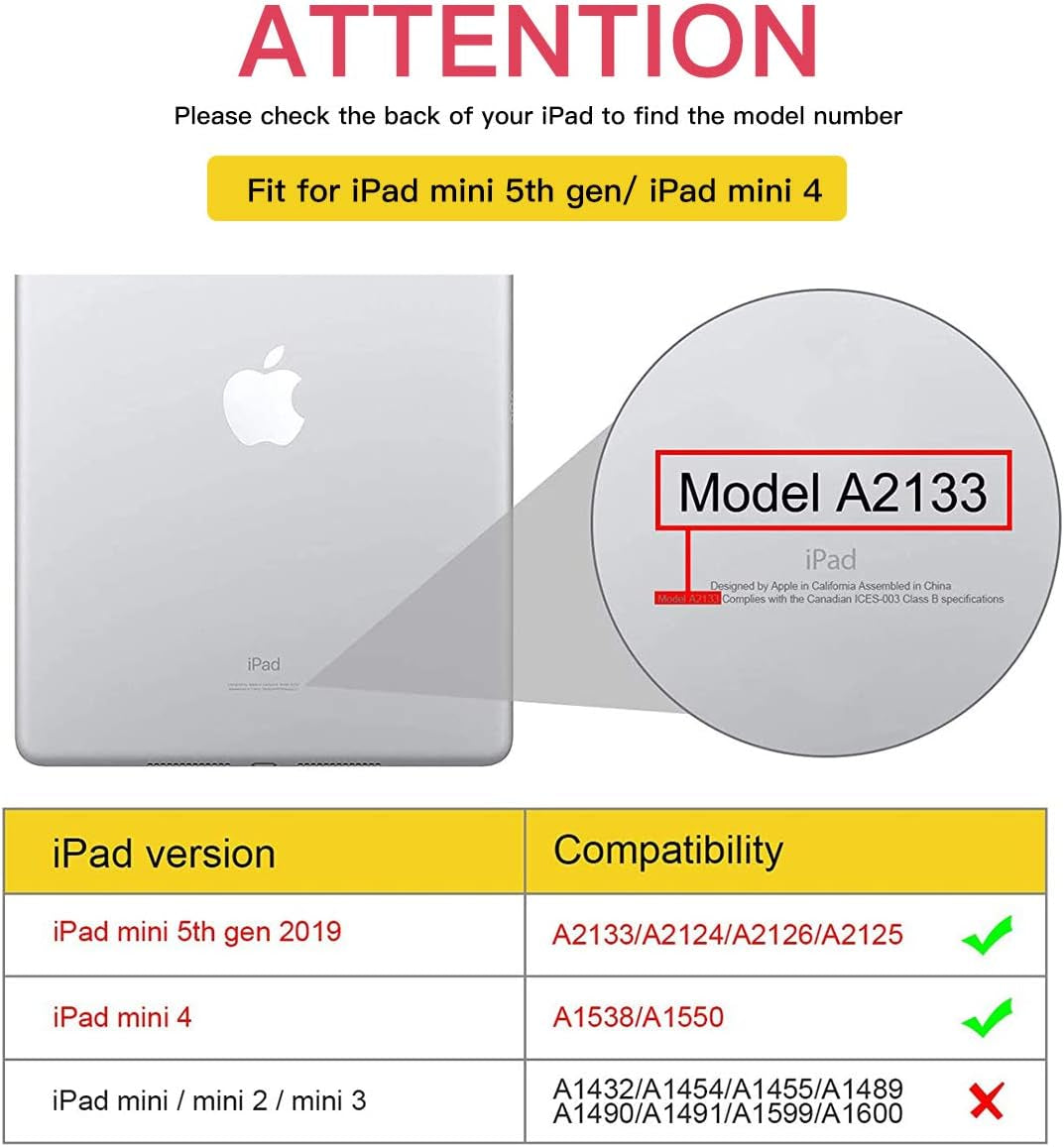 Ipad Mini 5 Case (5Th Generation 7.9 Inch)/Ipad Mini 4 Case Heavy Duty Shockproof Triple Layer Defense with Built-In Screen Protector Full-Body Rugged Kickstand