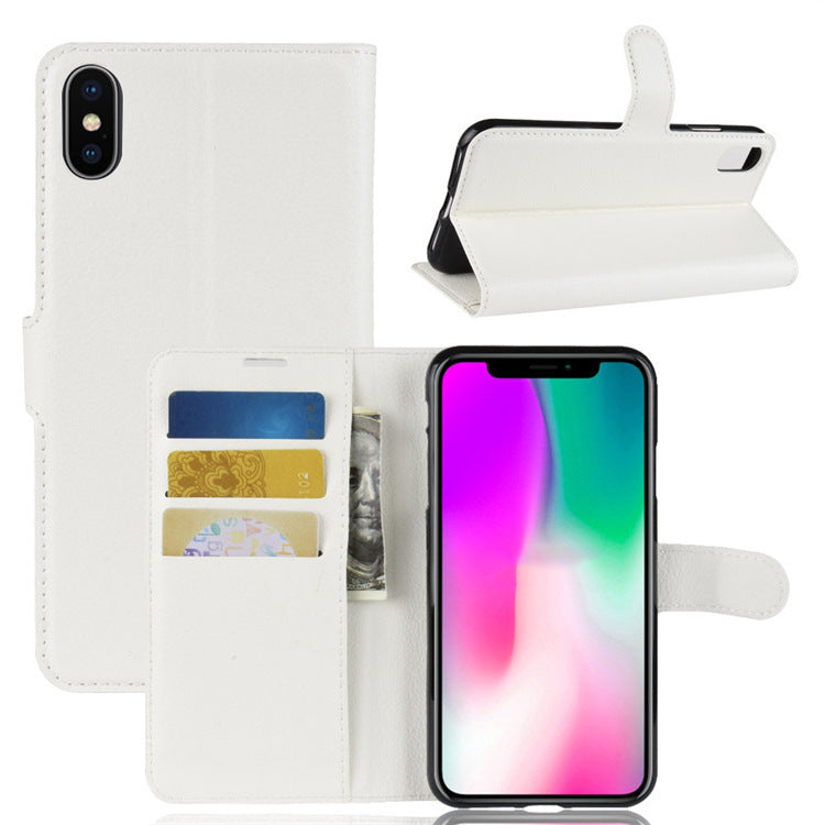 Litchi Pattern Leather Case For Case - Small Enterprise