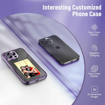 iPhone 15 Pro Max NFC Ink Screen Flip Case