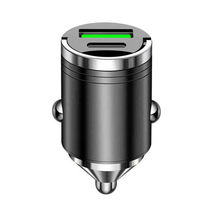 Hidden Pull Ring Car Charger Adapter